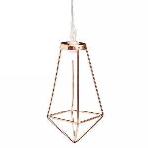 Cole & Bright 10 Dual Powered Rose Gold Diamond String Lights