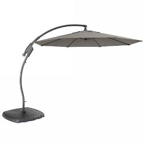 Kettler 3m Free Arm Cantilever Parasol Taupe