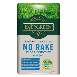 Evergreen Premium Plus No Rake Moss Remover Lawn Food 100m2
