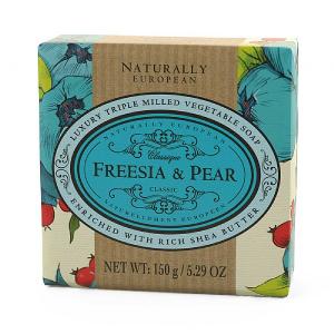 Naturally European Freesia & Pear Soap Bar 150g