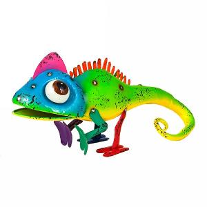 Casper the Chameleon Metal Garden Ornament