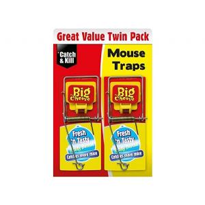 Big Cheese Fresh Baited Mouse Trap Twin Pack