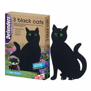 Defenders Three Black Cats Deterrents