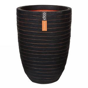 Cadix Capi Nature Dark Brown Elegant Low Vase Planter Row NL 36x47cm
