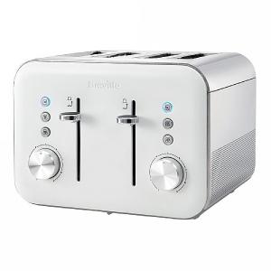 Breville High Gloss 4 Slice Toaster White