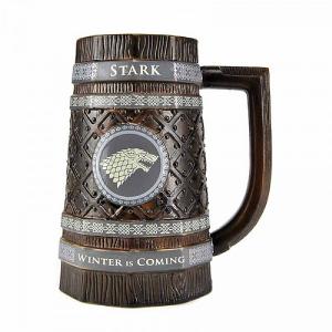 Game of Thrones Stark Embossed Stein Mug