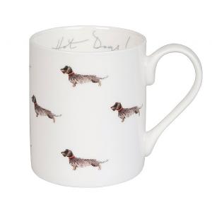Sophie Allport Hot Dogs Daschund Mug
