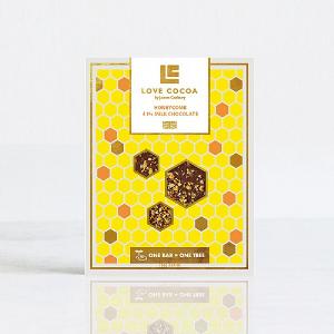 Love Cocoa Milk Honeycomb Chocolate Bar 75g