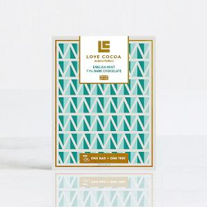 Love Cocoa Dark Mint Chocolate Bar 75g