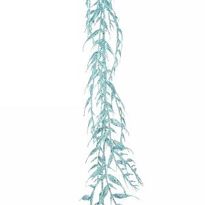 Blue Leaf Garland 180cm