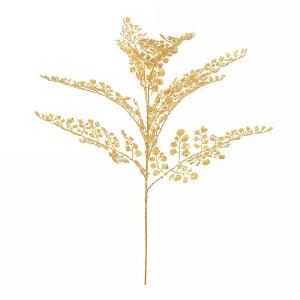 Gold Sparkle Maidenhair Spray 55cm