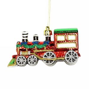 Gisela Graham Coloured Acrylic Train Tree Decoration