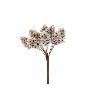Gisela Graham Natural Snowy Cone Pick Bunch