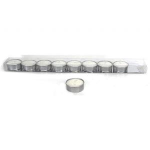 Gisela Graham Iridescent Glittered Wax Tea Lights (Pack of 9)
