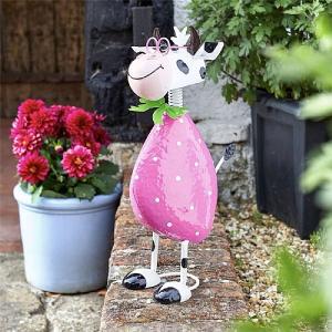 Smart Garden Spotty Cow Metal Garden Ornament