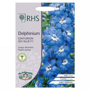 RHS Delphinium Centurion Sky Blue F1 Seeds
