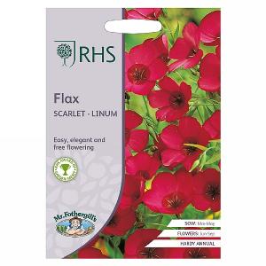 RHS Flax Scarlet - Linum Seeds