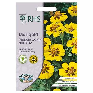 RHS Marigold (French) Dainty Marietta Seeds