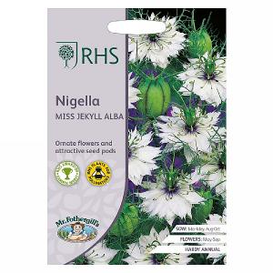 RHS Nigella Miss Jekyll Alba Seeds