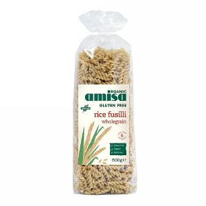 Amisa Organic Gluten Free Wholegrain Fusilli Pasta 500g