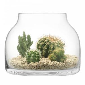 LSA Glass Plant Funnel Pot 21.5cm