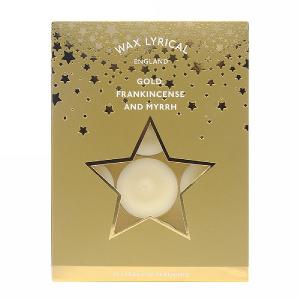 Wax Lyrical Gold, Frankincense & Myrrh Tealights Box of 12
