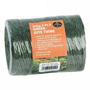 Garland 3 Ply Jute Twine 250g Green