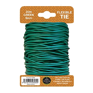 Garland 40m Flexible Tie Green 3mm