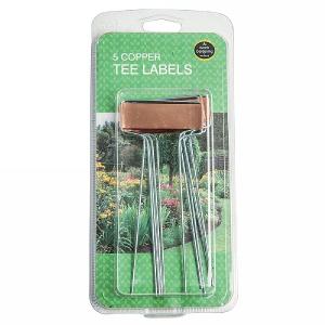 Garland Copper Tee Labels - Pack Of 5