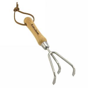 Kent & Stowe Stainless Steel Hand 3 Prong Cultivator