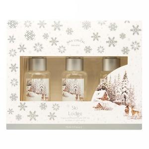 Wax Lyrical Ski Lodge Reed Diffuser Gift Set 3 x 50ml