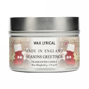 Wax Lyrical Season's Greetings Candle Tin