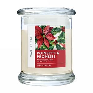 Wax Lyrical Poinsettia Promises Candle Jar 8.3oz