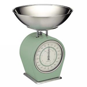 Living Nostalgia Mechanical Kitchen Scales - English Sage