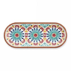 Epicurean Rio Medallion Oval Appetiser Plate