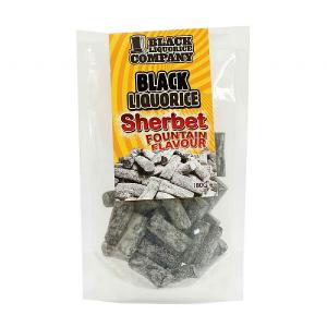 Black Liquorice Company Soft Sherbet Fountain Liquorice 180g
