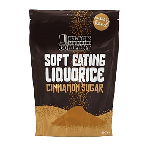 Black Liquorice Company Soft Liquorice Cinnamon Sugar Pouch (165g)