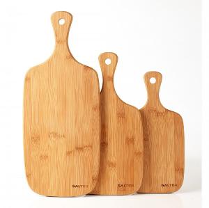 Salter 3 Piece Bamboo Paddle Chopping Board Set