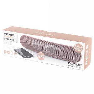 Intempo Curved Bluetooth Metallic Speaker - Rose Gold