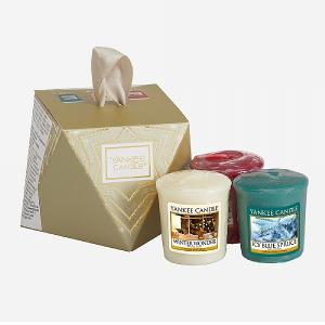 Yankee Candle Holiday Sparkle 3 Votive Gift Set