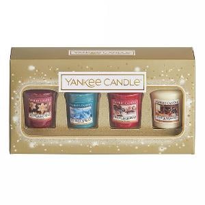 Yankee Candle Holiday Sparkle 4 Votive Gift Set