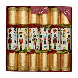Robin Reed Traditional Nutcracker 12" Christmas Crackers