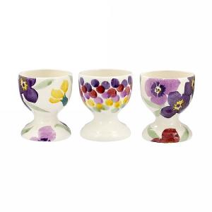 Emma Bridgewater Wallflower Set Of 3 Egg Cups