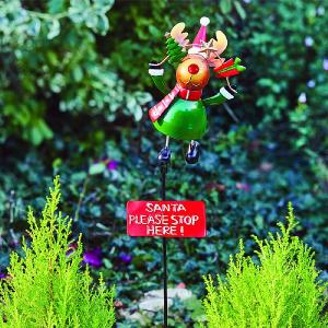 Rudy Reindeer Ornamental Stake
