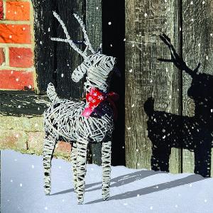 Prancer Decorative Rattan Reindeer