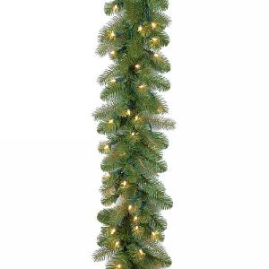 9ft x 12" Pre-Lit Bayberry Spruce Garland