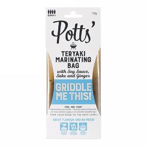 Potts Teryaki Marinating Bag 150g