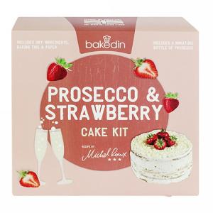 Bakedin Prosecco & Stawberry Cake Kit 1050g