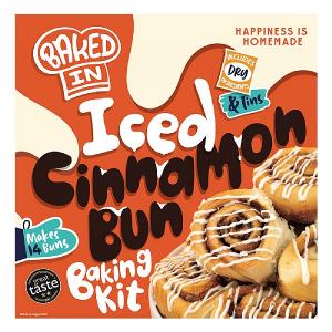 Bakedin Iced Cinnamon Bun Kit 615g
