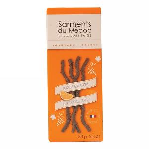 Sarments Du Medoc Orange & Dark Chocolate Twigs 80g
